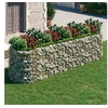 Image de Lit Surélevé à Gabion Parterre de Fleurs Support de Plante Jardinière Pot de Fleurs Jardin Terrasse Extérieur Fer 152047