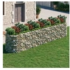 Image de Lit Surélevé à Gabion Parterre de Fleurs Support de Plante Jardinière Pot de Fleurs Jardin Terrasse Extérieur Fer 152048