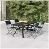 Image de Ensemble de Salle à Manger de Jardin 5 pcs Table à Dîner Chaises de Salle à Manger Meubles de Patio Terrasse 3102920