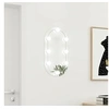 Image de Miroir avec Eclairage LED Mural Miroir de Maquillage Coiffeuse Miroir de Courtoisie Salle de Bain Intérieur 60x30 cm 3102974