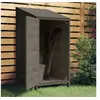 Image de 152180 Remise de jardin Anthracite 55x52x112 cm Bois de sapin solide