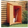 Image de 152181 Remise de jardin Marron 55x52x112 cm Bois de sapin solide