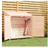 Image de Remise de Jardin Abri de Jardin Hangar de Stockage Remise à Outils à Articles Ménagers Extérieur 102x52x112 cm Bois 152182