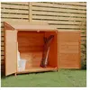 Image de 152185 Remise de jardin Marron 102x52x112 cm Bois de sapin solide