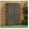 Image de Remise de jardin Anthracite 102x52x174,5cm Bois de sapin solide 152192
