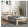 Image de Cadre de lit sans matelas bois massif 90x200 cm