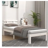 Image de Bedframe massief hout wit 100x200 cm814745