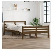 Image de Bedframe massief hout honingbruin 140x190 cm814802