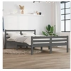 Image de Bedframe massief hout grijs 120x200 cm814816