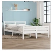 Image de Bedframe massief hout wit 140x200 cm814820