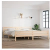 Image de Bedframe zonder matras massief hout 200x200 cm814839