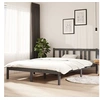 Image de Bedframe massief hout grijs 140x200 cm814886