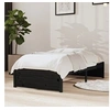 Image de Bedframe massief hout zwart 75x190 cm814913