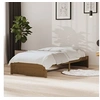 Image de Bedframe massief hout honingbruin 90x190 cm814917
