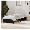 Image de Bedframe massief hout zwart 90x190 cm814918