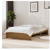 Image de Bedframe massief hout honingbruin 120x190 cm814922