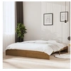 Image de Bedframe massief hout honingbruin 200x200 cm814972