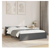 Image de Bedframe massief hout grijs 135x190 cm815021