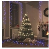 Image de Guirlande LED avec 150 LED Décoration de Vacances Ornement de Noël de Patio Décoration de Fête Jardin Extérieur Bleu 343200