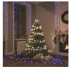Image de Guirlande LED avec 300 LED Guirlande Lumineuse Décoration de Fête Ornement de Noël Salle de Séjour Salon Intérieur Bleu 30 m PVC