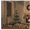Image de Guirlande LED avec 150 LED Guirlande Lumineuse Décoration de Fête Ornement de Noël Salle de Séjour Intérieur Blanc 343228