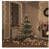 Image de Guirlande LED avec 400 LED Guirlande Lumineuse Décoration de Fête Ornement de Noël Salle de Séjour Intérieur Blanc Chaud 40 m PVC