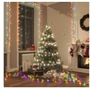 Image de Guirlande à LED Compacte avec 400 LED Décoration de Noël Ornement de Vacances Décoration de Fête Intérieur Multicolores 13 m PVC