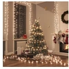 Image de Guirlande à LED Compacte avec 1000 LED Décoration de Noël Ornement de Vacances Décoration de Fête Intérieur Blanc 343259