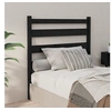 Image de Hoofdbord 96x4x100 cm massief grenenhout zwart818404