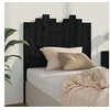 Image de Hoofdbord 96x4x110 cm massief grenenhout zwart818454