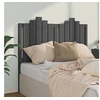 Image de Hoofdbord 126x4x110 cm massief grenenhout grijs818462