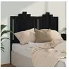 Image de Hoofdbord 126x6x110 cm massief grenenhout zwart818464