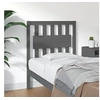 Image de Hoofdbord 80,5x4x100 cm massief grenenhout grijs818547
