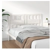 Image de Hoofdbord 125,5x4x100 cm massief grenenhout wit818561