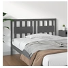 Image de Hoofdbord 125,5x4x100 cm massief grenenhout grijs818562