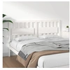 Image de Hoofdbord 155,5x4x100 cm massief grenenhout wit818576