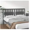Image de Hoofdbord 155,5x4x100 cm massief grenenhout grijs818577