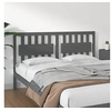 Image de Hoofdbord 165,5x4x100 cm massief grenenhout grijs818582