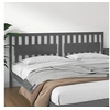 Image de Hoofdbord 205,5x4x100 cm massief grenenhout grijs818592