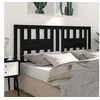 Image de Hoofdbord 126x4x100 cm massief grenenhout zwart818664