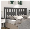 Image de Hoofdbord 141x4x100 cm massief grenenhout grijs818667