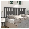 Image de Hoofdbord 206x4x100 cm massief grenenhout grijs818692