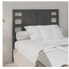 Image de Hoofdbord 106x4x100 cm massief grenenhout grijs818757