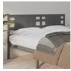 Image de Hoofdbord 206x4x100 cm massief grenenhout grijs818792