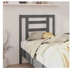 Image de Hoofdbord 81x4x100 cm massief grenenhout grijs818797