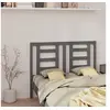 Image de Hoofdbord 126x4x100 cm massief grenenhout grijs818812