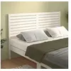 Image de Hoofdbord 126x4x100 cm massief grenenhout wit819011