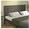 Image de Hoofdbord 126x4x100 cm massief grenenhout grijs819012