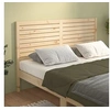 Image de Tête de Lit Meuble de Chambre à Coucher Accessoire de Lit Double Tête de Cadre de Lit Intérieur 186x4x100 cm Bois Massif de Pin