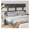 Image de Hoofdbord 124x3x81 cm massief grenenhout grijs819062